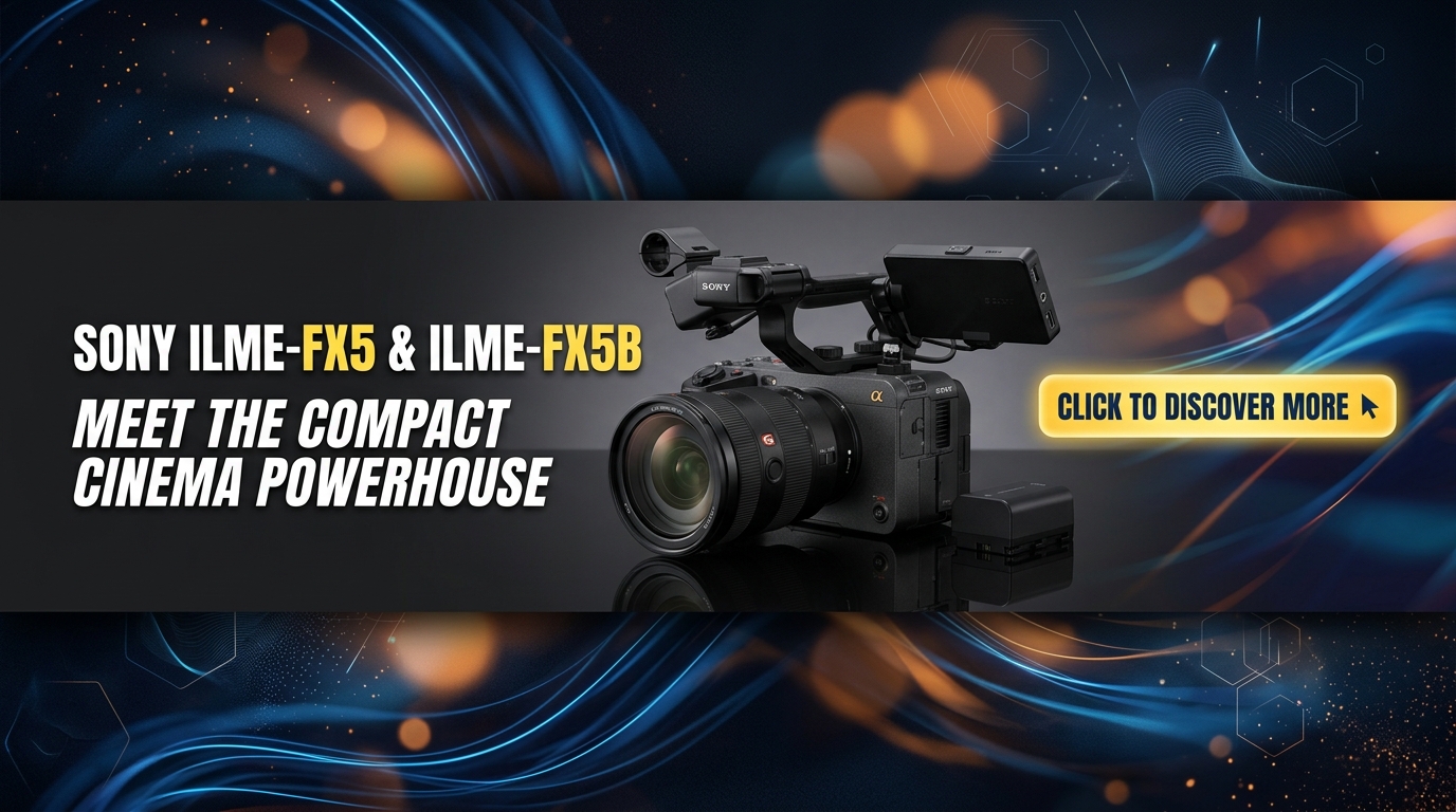 Sony ILME-FX5 & ILME-FX5B Launch