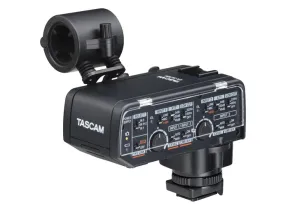 CA-XLR2D-N - Tascam CA-XLR2d-N | XLR Microphone Adapter Kit for Nikon Cameras

Capture high-quality, low-noise recordings from your favorite XLR microphone directly to your Nikon camera with the TASCAM CA-XLR ...