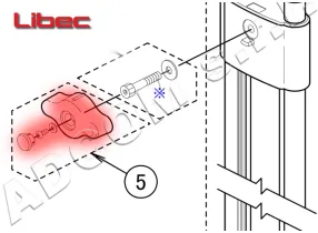 T58-5 - Knob fix stage for legsT58