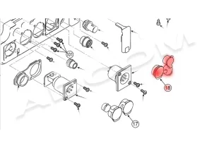 VMG1769 - Audio OUT CONNECTER CAP per AJ-HPX2000 - AJ-HPX2100 - AJ-HPX3000 - AJ-HPX3100