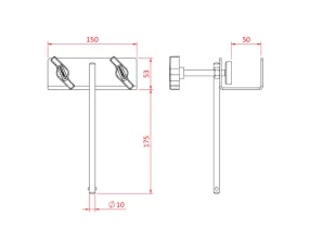 G1113 Frame Clamp 50mm - Adcom