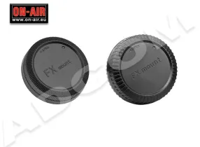Kit cap Fuji - Kit body cap and back lenses for Fuji X-T3