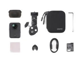 Osmo 360 II Limitless Riding Combo - 8K/60fps Panoramic Camera with 1" Sensor and Mounting Kit - DJ362L