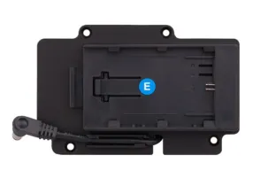 S-7003E - Battery holder plate quick release Canon Series LP-E6 for S-1053F