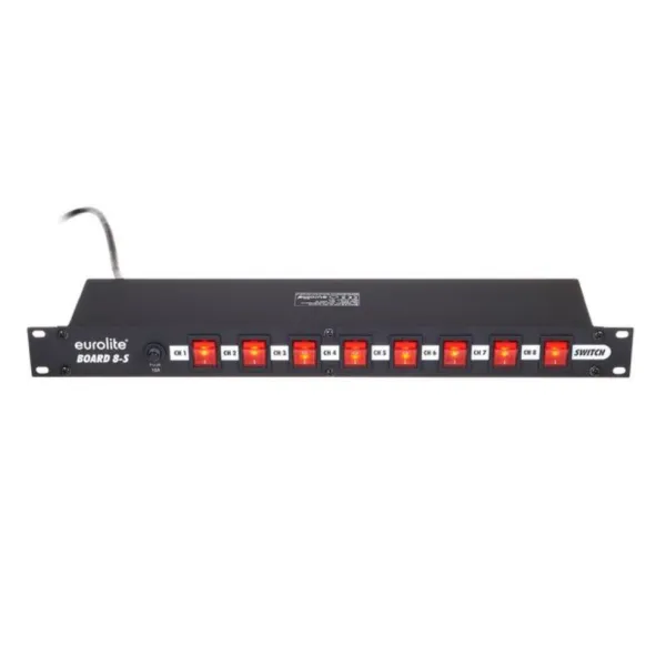 8-S with 8x IEC Outputs - Eurolite