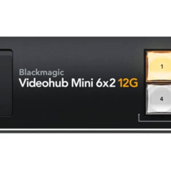 Videohub Mini 6x2 12G - Blackmagic