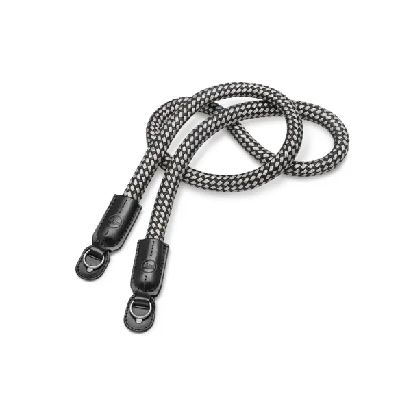 Carrying strap B/White - Flat - Leica