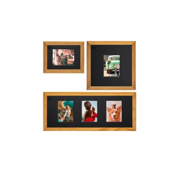 Picture frame set Pine Natural - Leica