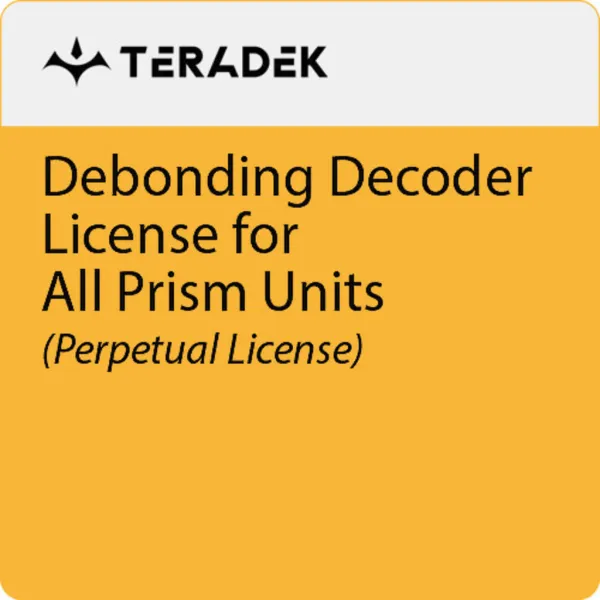 Debonding Decoder Lice. Perpet - Teradek