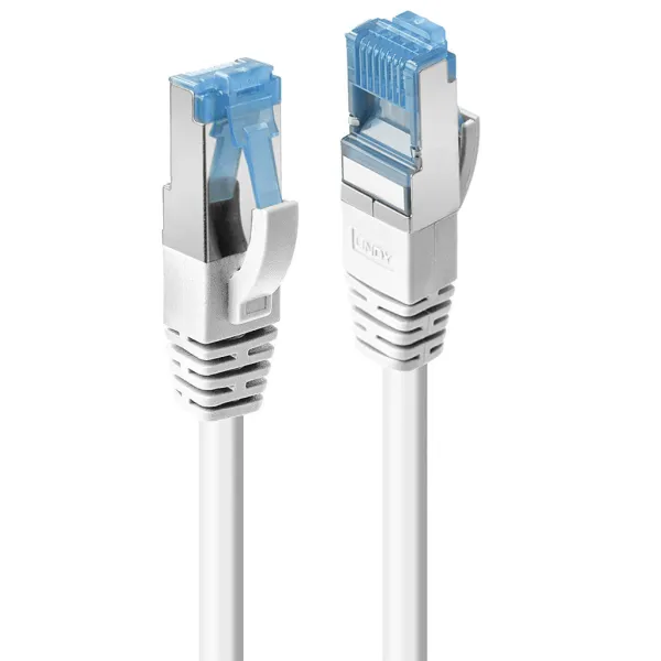Cat.6A S/FTP 0.5m - White - Lindy